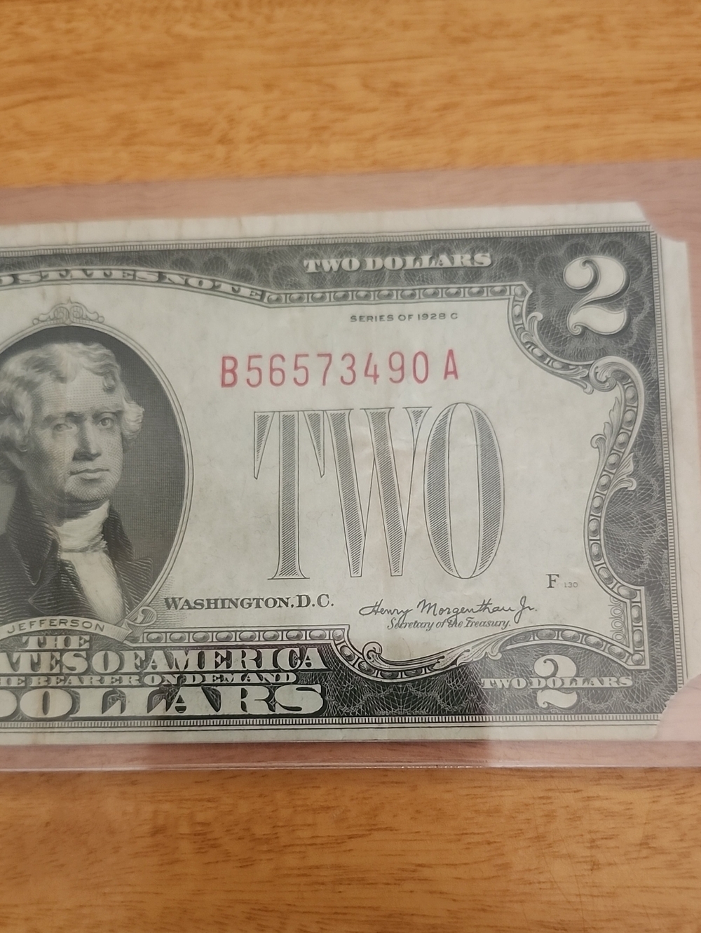 Three Two Dollar Bills, 1928C, 1953A, 1963 - Picture 4 of 12